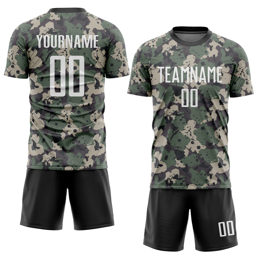 Custom Camo Soccer Jersey Uniform - yoursoccershop