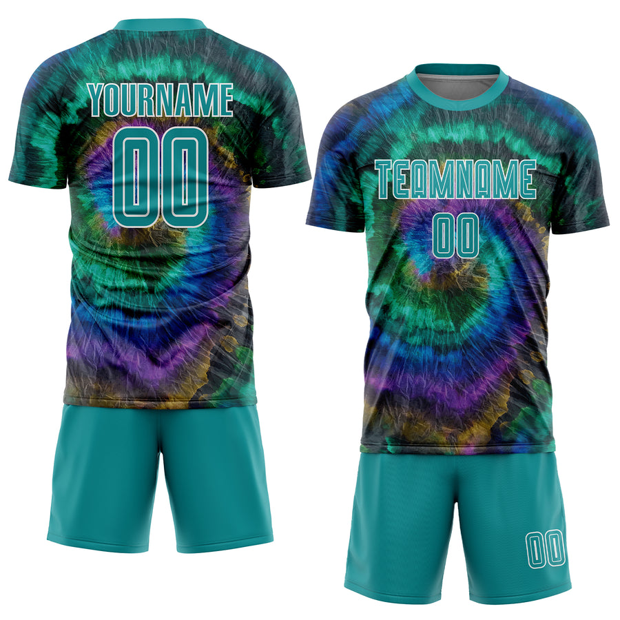 Custom Tie Dye Soccer Jersey Uniform - yoursoccershop