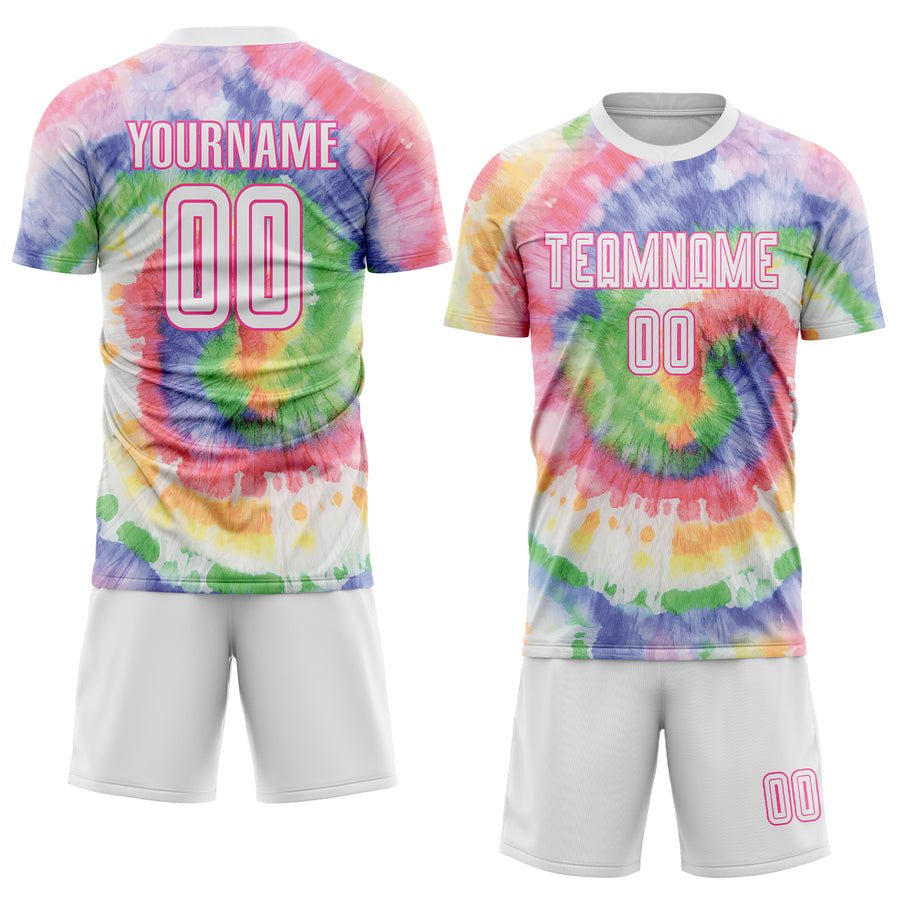 Custom Tie Dye Soccer Jersey Uniform - yoursoccershop