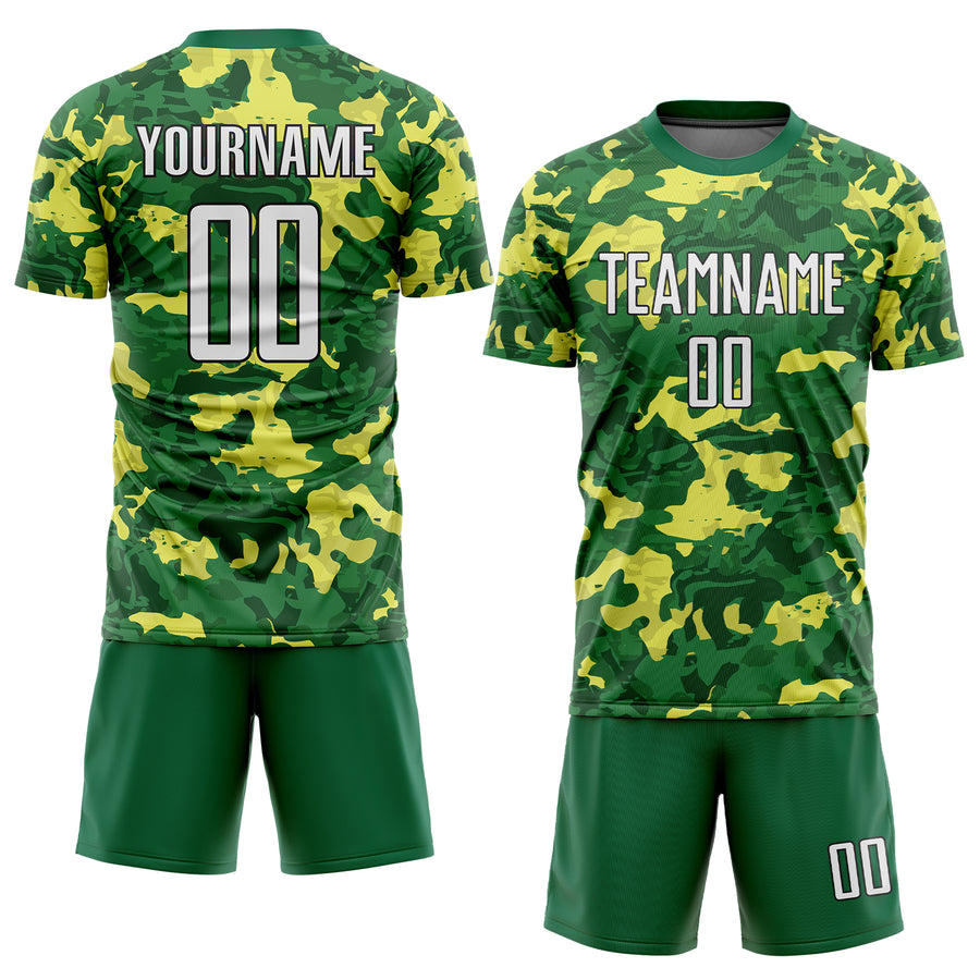 Custom Camo Soccer Jersey Uniform - yoursoccershop