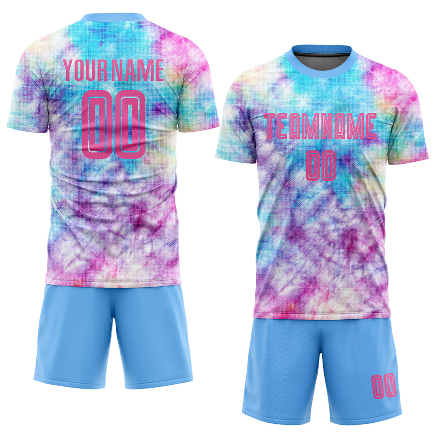 Custom Tie Dye Soccer Jersey Uniform - yoursoccershop