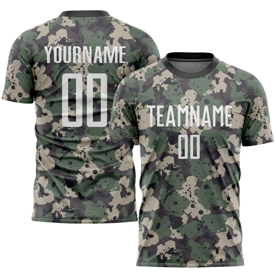 Custom Camo Soccer Jersey Uniform - yoursoccershop