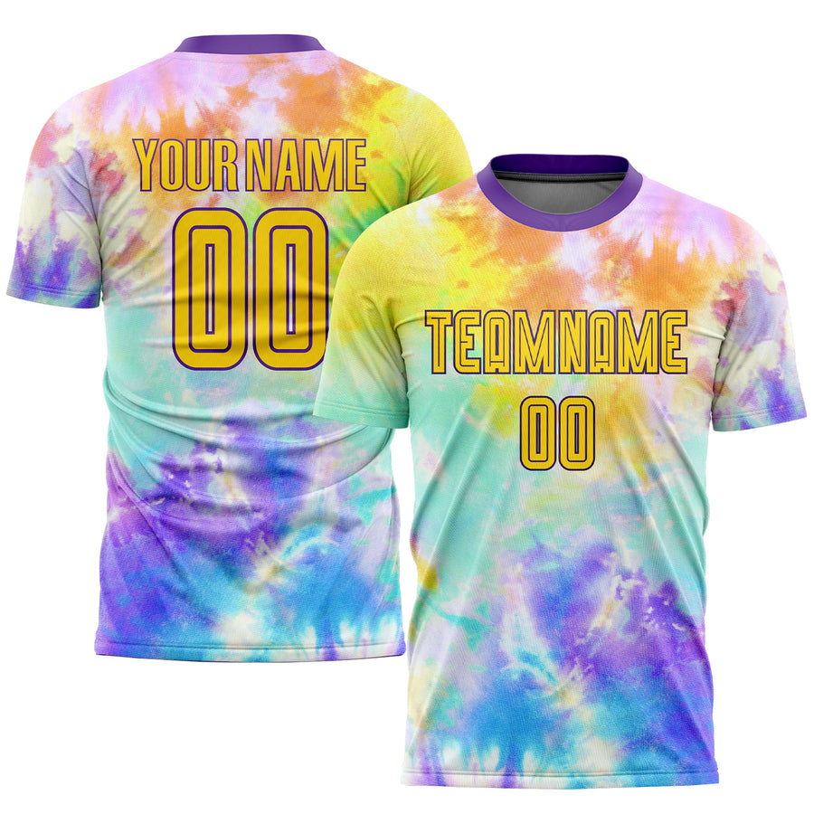 Custom Tie Dye Soccer Jersey Uniform - yoursoccershop