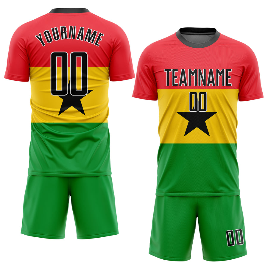 Custom National Flag Soccer Jersey Uniform - yoursoccershop