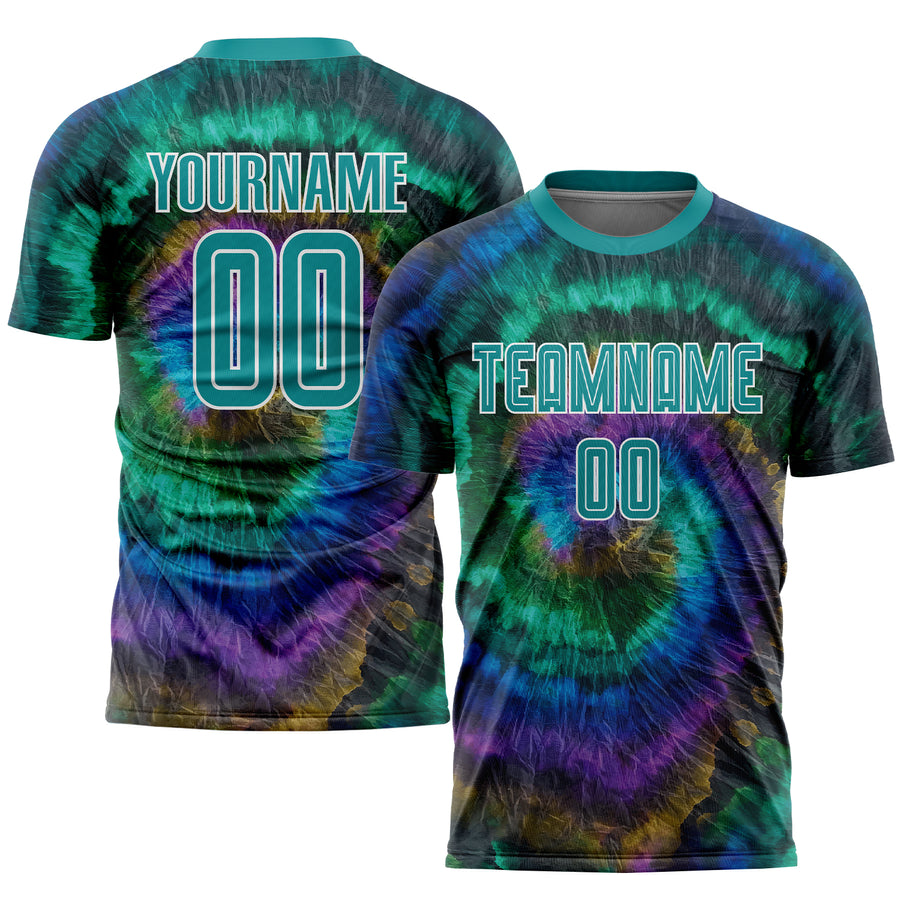 Custom Tie Dye Soccer Jersey Uniform - yoursoccershop