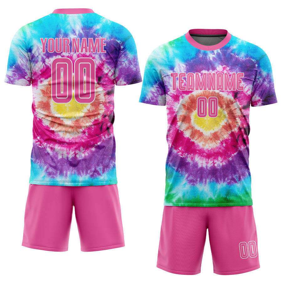 Custom Tie Dye Soccer Jersey Uniform - yoursoccershop