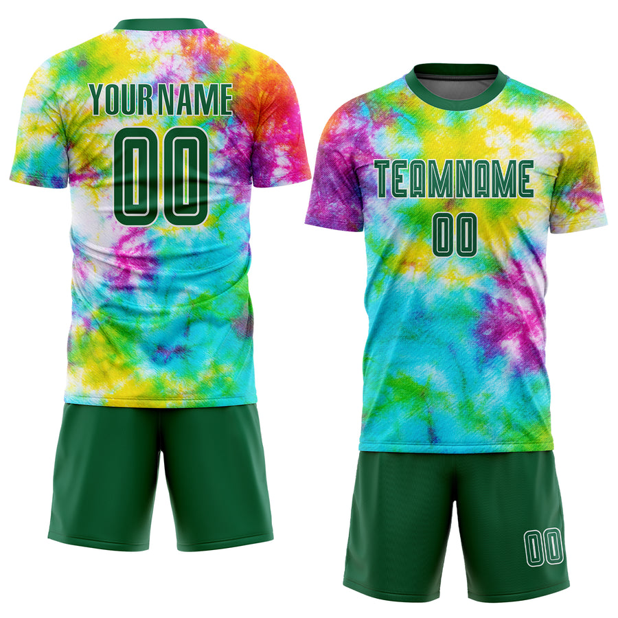 Custom Tie Dye Soccer Jersey Uniform - yoursoccershop