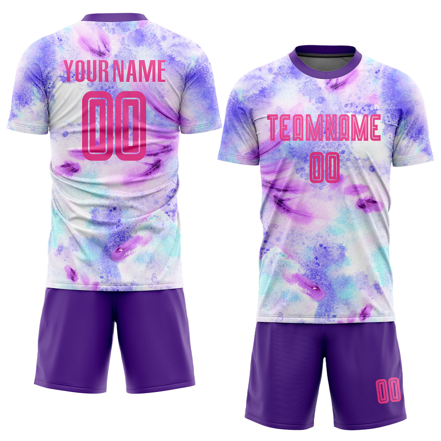 Custom Tie Dye Soccer Jersey Uniform - yoursoccershop