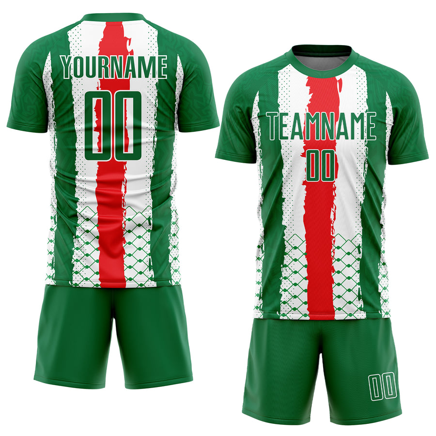 Custom Mexico Soccer Jersey Uniform - yoursoccershop