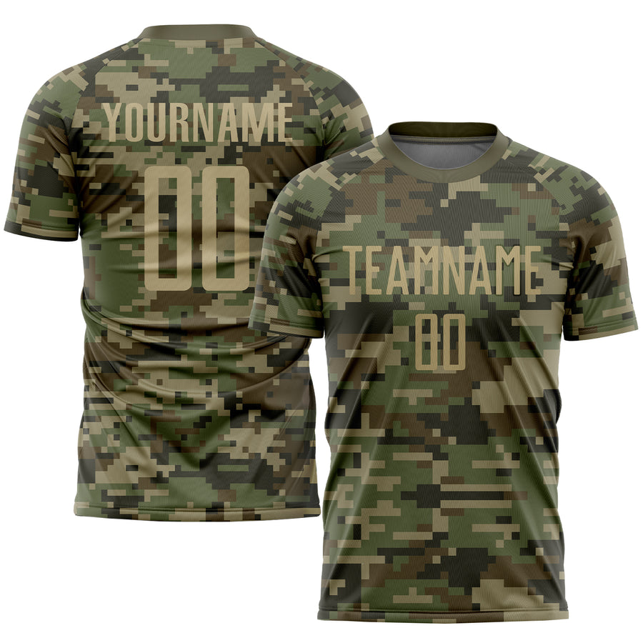 Custom Camo Soccer Jersey Uniform - yoursoccershop