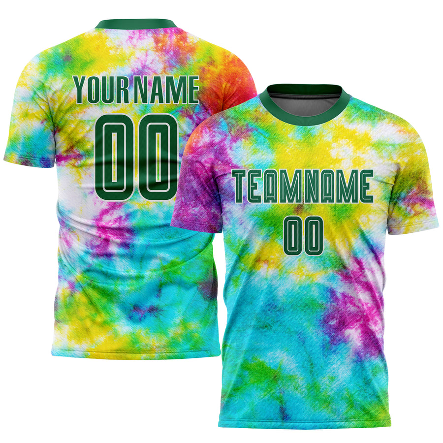 Custom Tie Dye Soccer Jersey Uniform - yoursoccershop