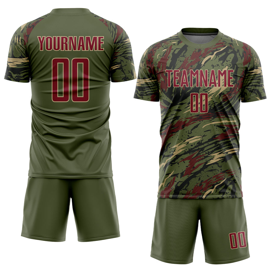 Custom Camo Soccer Jersey Uniform - yoursoccershop