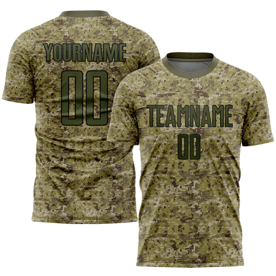 Custom Camo Soccer Jersey Uniform - yoursoccershop