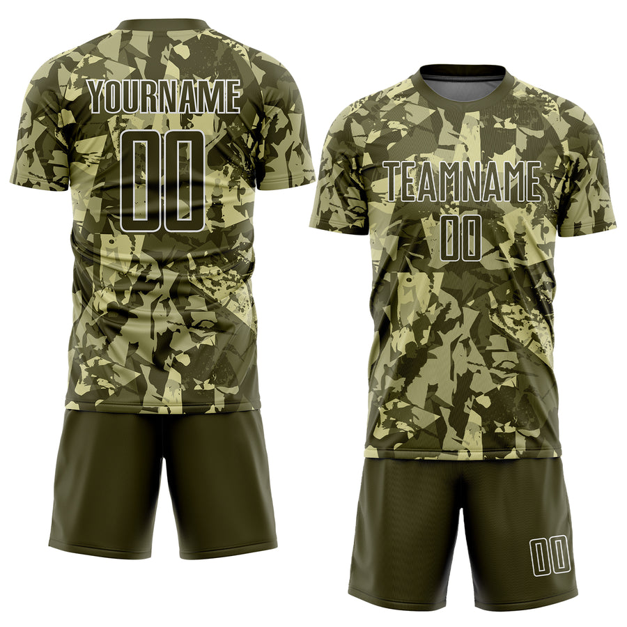 Custom Camo Soccer Jersey Uniform - yoursoccershop