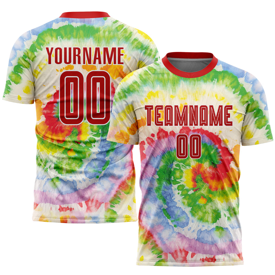 Custom Tie Dye Soccer Jersey Uniform - yoursoccershop