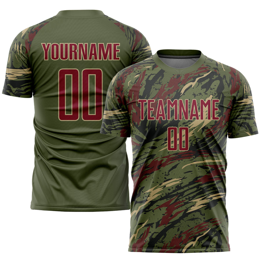 Custom Camo Soccer Jersey Uniform - yoursoccershop