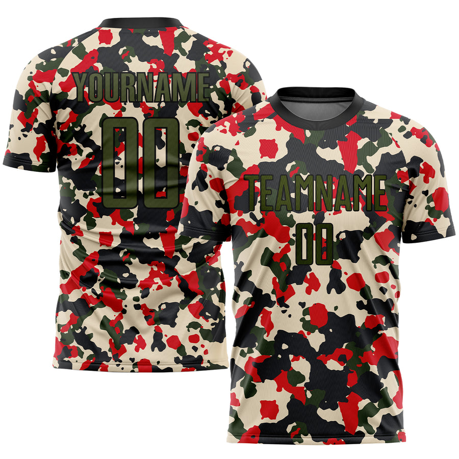 Custom Graffiti pattern Soccer Jersey Uniform - yoursoccershop