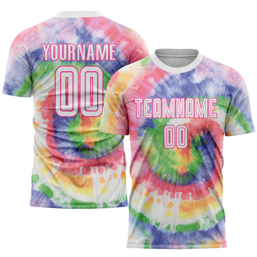 Custom Tie Dye Soccer Jersey Uniform - yoursoccershop